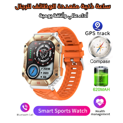 ⌚️ ساعة سمارت رجالية متعددة الوظائف – تصميم عصري ومزايا لا تحصى