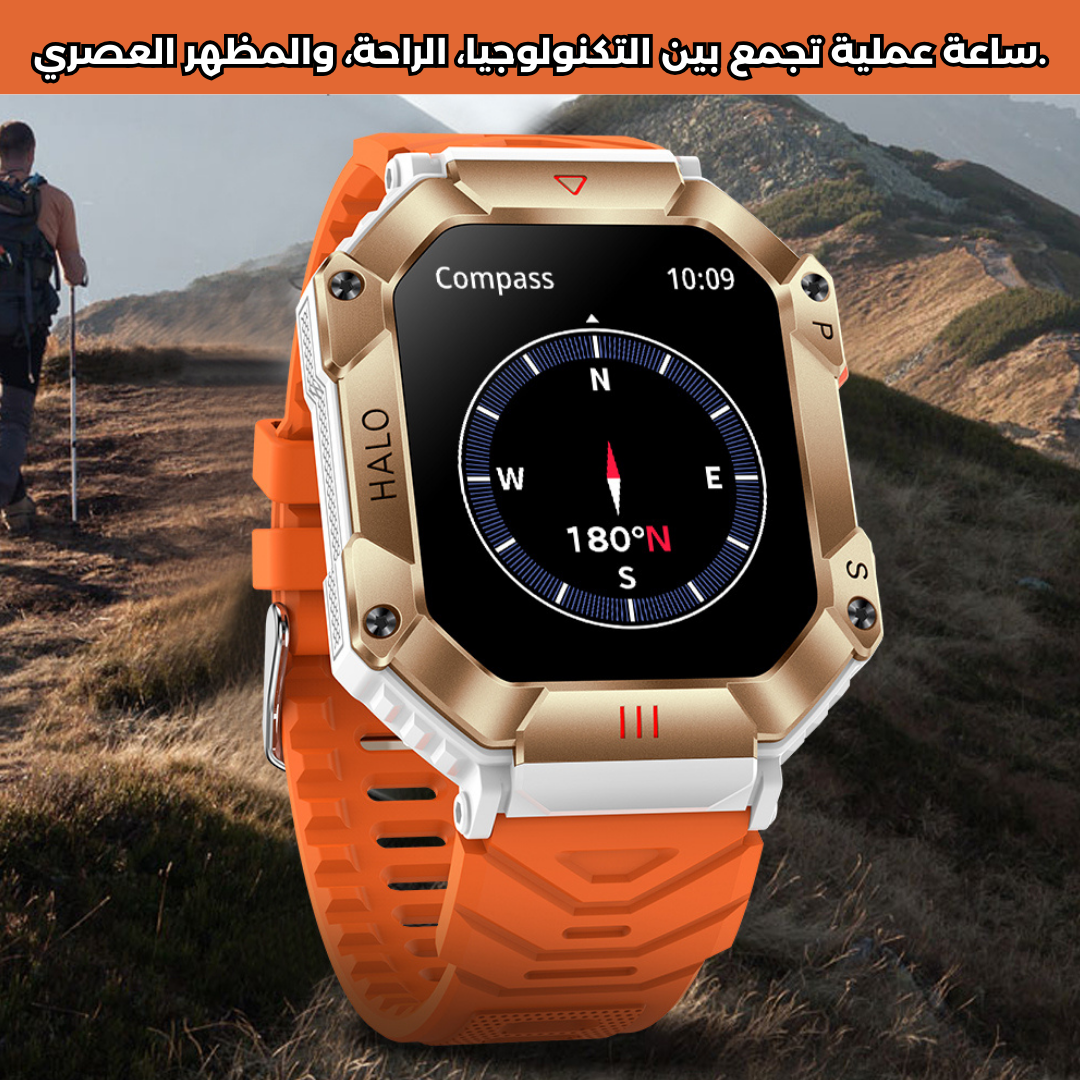⌚️ ساعة سمارت رجالية متعددة الوظائف – تصميم عصري ومزايا لا تحصى