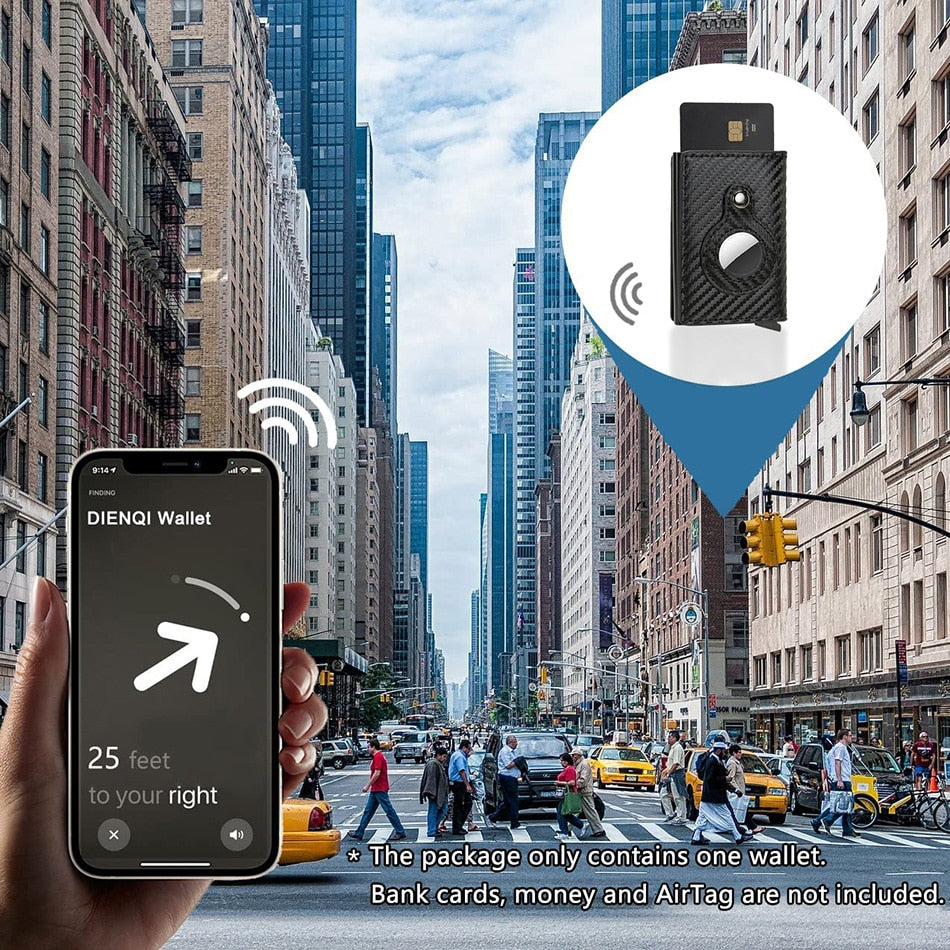 AirTag® Wallet محفظة أموال و بطاقات بنكية مضادة للضياع و السرقة